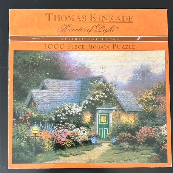 Thomas Kinkade 1000 Piece Jigsaw Puzzle - Weathervane Hutch - Picture 1 of 3